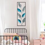 Wallity zidna dekoracija leaf 2, 32 x 90 cm, šarena | ePonuda.com