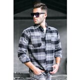 Madmext shirt - gray - regular fit Cene