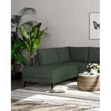 Ghado Temno zelena kotna sedežna garnitura (levi kot/v obliki črke "U") Fynn – | Shoptok.si