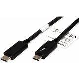 Roline Kabel Thunderbolt 3 2m 20GBit/s 5A črn 11.02.9042 | Shoptok.si
