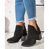 Resti Women's boots on the post with cut-outs in black. Encura- Footwear | shoptok.hr