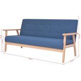  Trosjed od tkanine plavi | shoptok.hr