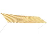  Tenda na uvlačenje 400 x 150 cm žuto-bijela Cijene