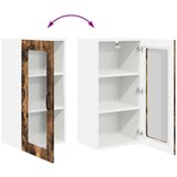  Zidni kuhinjski ormarić 2 pcs Dimljeni hrast 40 x 31 x 80 cm | shoptok.hr