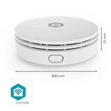 Nedis WIFISA11CWT - Pametan monitor kvaliteta vazduha SmartLife Wi-Fi | Eponuda.com