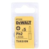 Dewalt DT7232 5-delni set bitova PH2 25mm