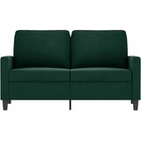  Dvosjed tamnozeleni 120 cm baršunasti Zelena | shoptok.hr