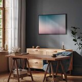  Slika - Nostalgic Gradient - Gradient Composition in Subdued Colors 120x80 U crnom drvenom okviru | shoptok.hr