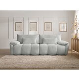 Bobochic Paris Svijetlo siva sofa od šenila 264 cm Ivane – | shoptok.hr