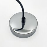 Luster na sajli FLO 1xE27/15W/230V sjajni hrom/proziran | Eponuda.com