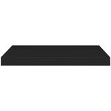  Plutajuće zidne police 2 kom crne 60 x 23 5 x 3 8 cm MDF | shoptok.hr