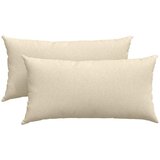  Jastučići za sofu 2 pcs Krema 80 x 40 cm tkanina | shoptok.hr