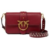 Pinko Torbice za na ramo LOVE ONE MINI SLOUCHY Rdeča Cene