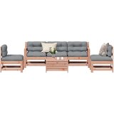  6-dijelna vrtna garnitura s jastucima masivno drvo duglazije | shoptok.hr