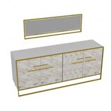 Hanah home komoda polka Aynalı white