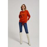 Marisse Blouse With An Inscription And Ties | shoptok.hr