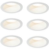 QAZQA Professional Set van 6 inbouwspots wit incl. LED 3000K-5000K - Elias Cene