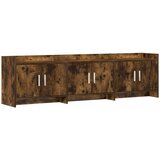 vidaXL ormar 168 x 33 x 47 cm Dimljeni hrast Konstruirano drvo | shoptok.hr