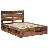  Konstrukcija postelje Star les 140 x 190 cm Masivno borovo les, (5000102874) | Shoptok.si