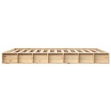 vidaXL Posteljni okvir 160x200 cm trden les | Shoptok.si