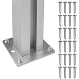  Ograda za kante za smeće Smeđa 315 x 85 x 115 cm Aluminij i WPC | shoptok.hr