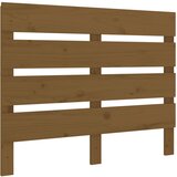 Maison Chic posteljno vzglavje - vzglavna omarica - nočna omarica medeno rjavo 100x3x80 cm trdna borovina, (21707130) | Shoptok.si