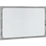 vidaXL LED kupaonsko ogledalo boja sivog hrasta 60x8,5x38 cm drveno | shoptok.hr