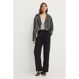 PepeJeans biker jakna amalia ženska, siva barva, PL402422