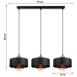  Luster na kablu VEST 3xE27/60W/230V | Eponuda.com
