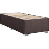  Krevet s oprugama i madracem tamnosmeđi 100 x 200 cm od tkanine | shoptok.hr