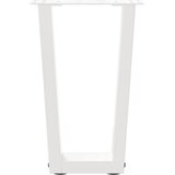  Noge za klub stolić V-oblika 2 kom Bijele 38 x (42-43,3) cm Čelik | Eponuda.com