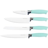 Kondela TEMPO-KAHON, set nožev in kuhinjskega orodja, 10 kos, v stojalu, neomint | Shoptok.si