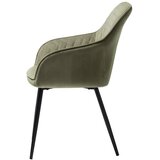 Unique Furniture Kaki zelena baršunasta blagovaonska stolica Milton – | shoptok.hr