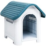 vidaXL Pasja uta modra 59x75x66 cm polipropilen Cene