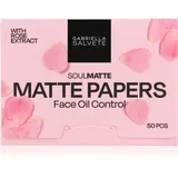 SoulMatte Rose Extract papirčki za matiranje z vrtničnim oljem 50 kos