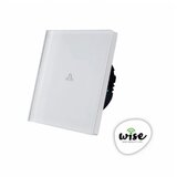 Wise prekidač za zvono - stakleni panel beli | ePonuda.com