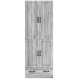  Set ormara 2 kom. Siva Sonoma Konstruirano drvo - Sivi hrast sonoma | shoptok.hr