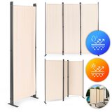 Multi Garden preklopni paravan za vrt i prostorije, 3-dijelni &amp;ndash; 167x164 cm, bež Slike