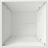  Vrtna saksija 5 pcs Bijelo 40 x 40 x 15 cm Čelična vrata | shoptok.hr