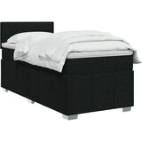  Boxspring krevet s madracem Crna 90 x 200 cm Tkanina | shoptok.hr