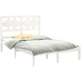  Posteljni okvir bel iz trdnega lesa 120x200 cm, (20645321) | Shoptok.si