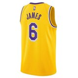 Nike Majice s kratkimi rokavi Nba Los Angeles Lakers Lebron James Swingman Rumena | Shoptok.si