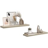  Plutajuće zidne police 2 kom boja hrasta 90 x 23,5 x 3,8 cm MDF | shoptok.hr