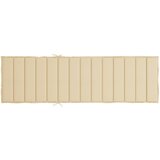  Jastuk za ležaljku bež 200 x 70 x 3 cm od tkanine Oxford | Eponuda.com