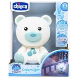 Chicco Dreamlight Bear nočna lučka z melodijo Blue 0 m+ 1 kos | Shoptok.si