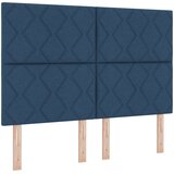  LED okvir za krevet s madracem Plava 140 x 200 cm Tkanina | shoptok.hr