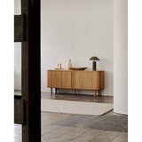 Kave Home Komoda v jesenovem dekorju z drsnimi vrati v naravni barvi 180x75,5x40 cm Mailen – | Shoptok.si