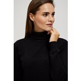 Marisse Black Turtleneck Sweater | shoptok.hr