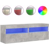  Zidni TV ormarići LED 2 kom boja betona 60x30x40 cm | shoptok.hr
