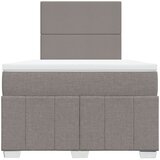  Krevet s oprugama i madracem smeđesivi 120 x 190 cm od tkanine | shoptok.hr